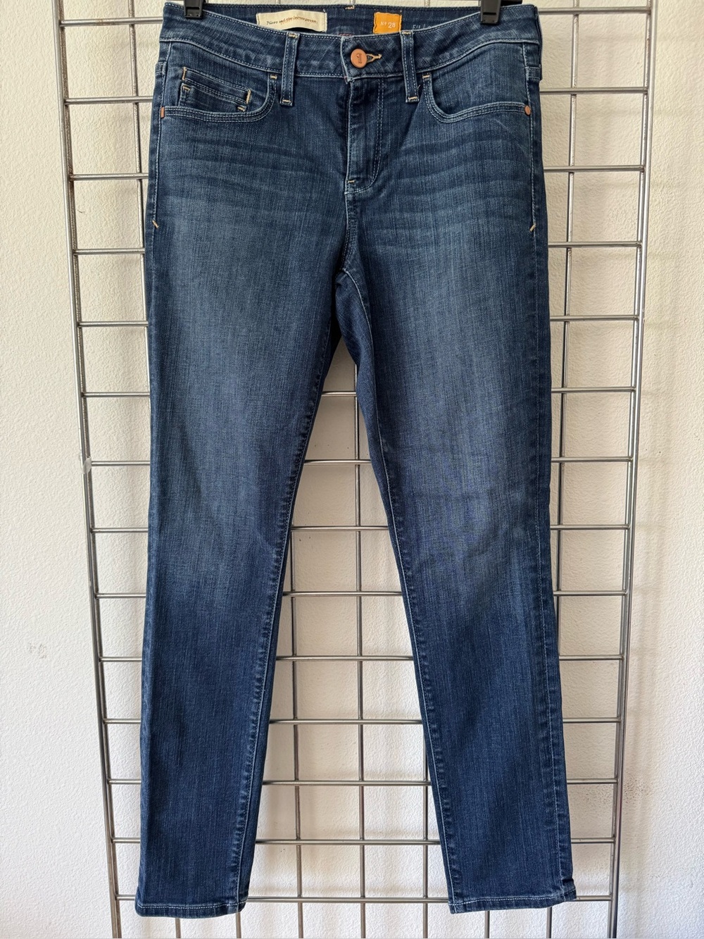 PILCRO And the Letterpress Women’s Medium Blue Slim Jeans Size 28